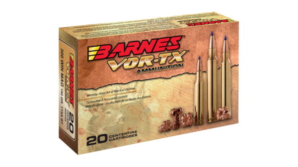 Barnes Vor-Tx .300 Winchester Magnum 165gr TTSX BT Rifle Cartridges – 500 Rounds