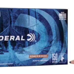 Federal Premium Power-Shok .308 Winchester 150 grain Jacketed Soft Point Centerfire Rifle Ammunition