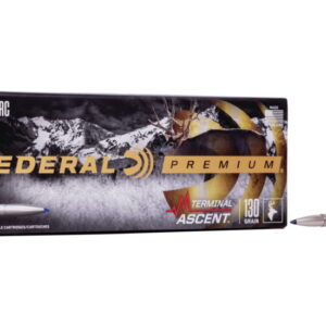 Federal Premium TERMINAL ASCENT 6.5 PRC 130 grain Terminal Ascent Centerfire Rifle Ammunition P65PRCTA1 Caliber: 6.5mm PRC, Number of Rounds: 500
