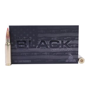 Hornady BLACK .308 Winchester 155 Grain A-MAX Centerfire Rifle Ammunition 80927 Caliber: .308 Winchester, Number of Rounds: 500