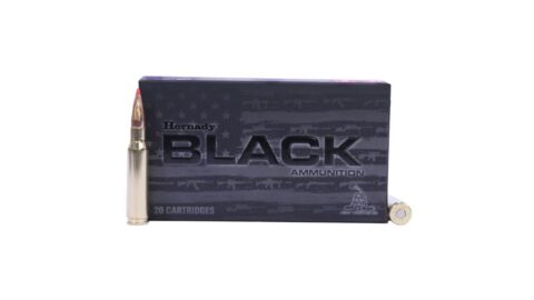 Hornady BLACK .308 Winchester 168 Grain A-MAX Centerfire Rifle Ammunition 80971 Caliber: .308 Winchester 500 RDS