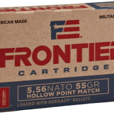 Hornady Frontier 5.56x45mm NATO 55 Grain Hollow Point Centerfire Rifle Ammunition 500 RDS