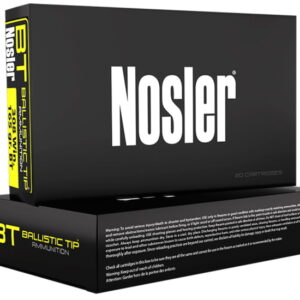 Nosler .308 Winchester 165 grain Ballistic Tip Brass Centerfire Rifle Ammunition 500 RDS