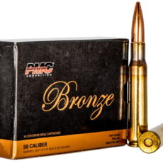 PMC 50A Bronze 50 BMG 660 Gr Full Metal Jacket Boat Tail (FMJBT) 10 Bx/ 20 Cs Caliber: .50 BMG, Number of Rounds: 300