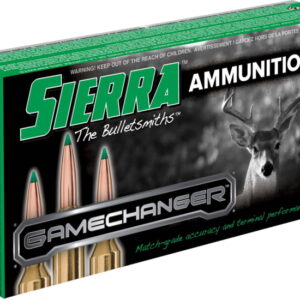 Sierra GameChanger 6mm Creedmoor 100 Grain, Sierra Tipped GameKing Brass Cased Centerfire Rifle Ammunition 500 ROUNDS