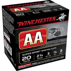Winchester AA 20 Gauge 7/8 oz 2.75″ 1300 ft/s Centerfire Shotgun Ammunition 500 RDS