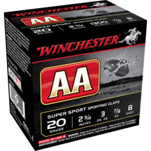 Winchester AA 20 Gauge 7/8 oz 2.75″ 1300 ft/s Centerfire Shotgun Ammunition 500 RDS