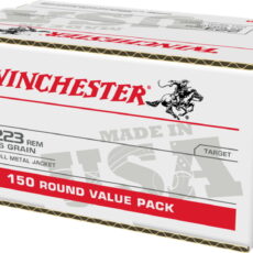 Winchester USA RIFLE .223 Remington 55 grain Full Metal Jacket Centerfire Rifle Ammunition 1000