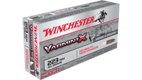 Winchester VARMINT X RIFLE .223 Remington 40 grain Rapid Expansion Polymer Tip Centerfire Rifle Ammunition  500 ROUNDS