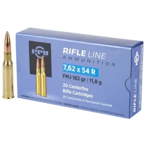 7.62x54r – 182 gr FMJ – Prvi PPU (PP76254F) – 200 Rounds