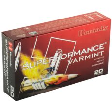 500 Rounds Of Hornady Superformance 22-250 Remington Ammo 50 Grain V-Max