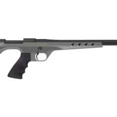 Nosler 48 Independence Pistol 15″ Threaded Matte Black Barrel, Gun Metal Gray Stock Hogue Rubber Grip