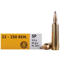 1000 Rounds Of Sellier & Bellot 22-250 Remington Ammo 55 Grain Soft Point