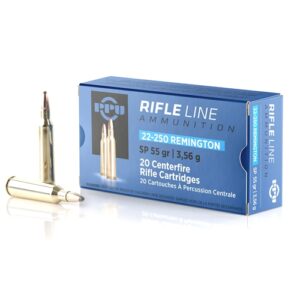 1000 Rounds Of Prvi Partizan 22-250 Remington Ammo 55 Grain Soft Point