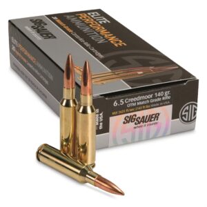 SIG SAUER Elite Match 6.5 Creedmoor 140 Grain OTM 500 Rounds | Match Grade Ammo