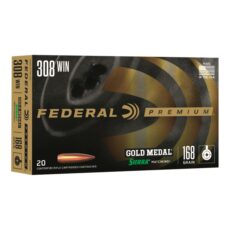 Federal Premium Gold Medal, .308 Win., Sierra Match King BTHP, 168 Grain