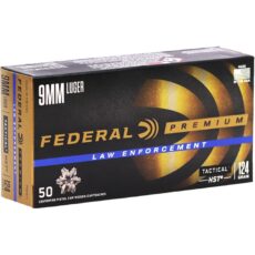 Federal Premium Law Enforcement HST 9mm Ammo 124 Grain Jacketed Hollow Point
