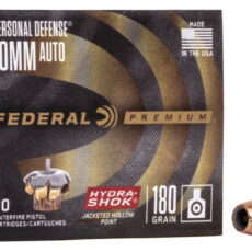 Federal Premium Centerfire Handgun Ammunition 10mm Auto 180 grain