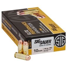 Sig Sauer Elite Performance 10mm Auto 180 grain Full Metal Jacket Brass Cased