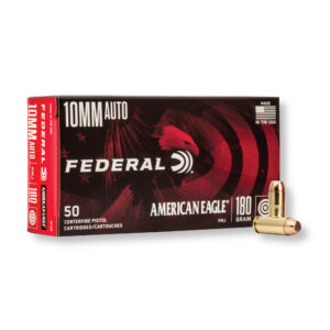 10mm Auto – 180gr FMJ – Federal American Eagle (AE10A) – 1000 Rounds