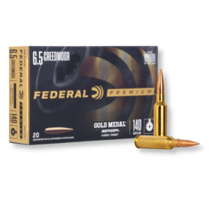 Federal Gold Medal 6.5 Creedmoor 140 gr Berger OTM Ammo (GM65CRDBH2) – 200 Rounds