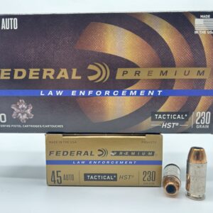 Federal 45 ACP HST 230gr JHP P45HST2 50 or 500 rounds