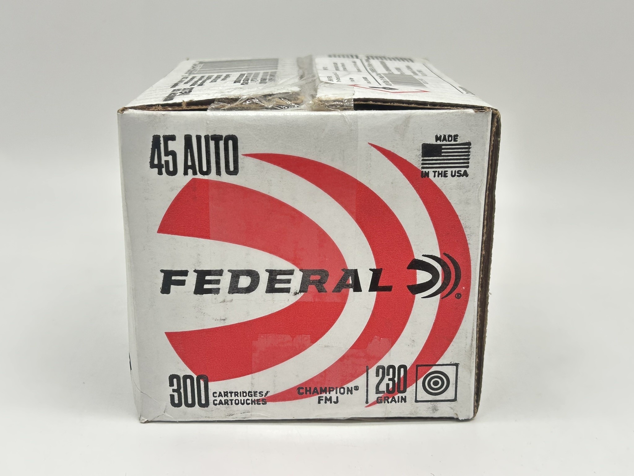 Federal Champion 45 ACP 230gr FMJ brass case ammo