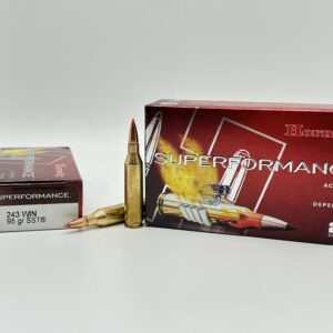 Hornady 243 Win Superformance 95gr SST ammo 20 rounds