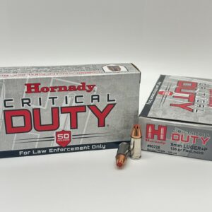 Hornady 9mm Luger +P Critical Duty 135gr FlexLock Law Enforcement