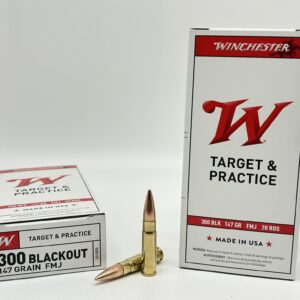 Winchester 300 Blackout 147gr FMJ ammo 200 round value pack