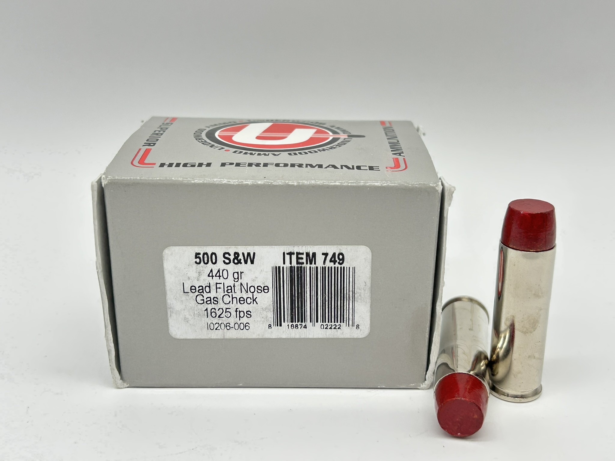 Underwood 500 S&W Magnum 440gr Black Cherry Hard Cast ammo