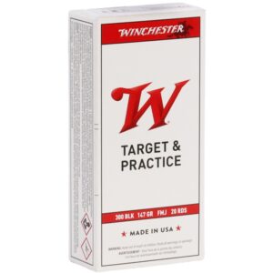 Winchester USA 300 AAC Blackout Ammo 147 Grain Full Metal Jacket - USA300B147