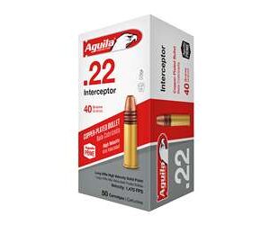 Aguila Interceptor 22 LR 40 Grain Solid Point Ammo 1000 Rounds