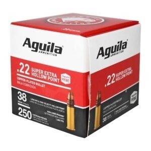 Aguila 22 LR 38 Grain High Velocity Hollow Point Ammo 250 Rounds