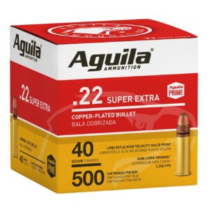 Aguila 22 LR 40 Grain High Velocity 500 Rounds