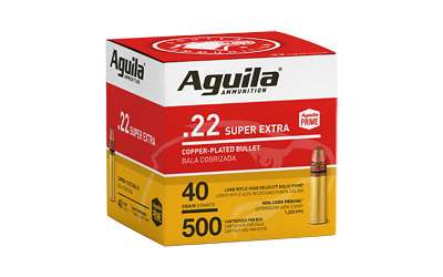 Aguila .22 LR 40 Grain High Velocity Ammo – 500 Rounds