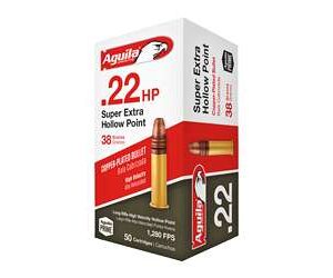 Aguila Ammunition, Rimfire, 22LR, 38Gr, Hollow Point, 50 ROUND BOX