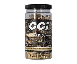CCI Clean-22 .22 LR 40 Grain Poly-Coated Round Nose Ammo – 400 Rounds