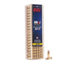 CCI Mini-Mag .22 LR 36 Grain Gilded Lead Hollow Point Ammo – 100 Rounds