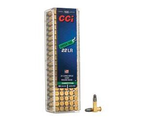 CCI Competition .22 LR 40 Grain Lead Round Nose Ammo – 100 Rounds