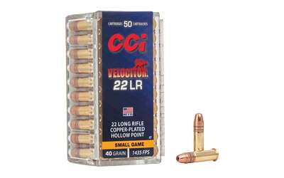 CCI Velocitor 22 LR 40 Grain Hollow Point