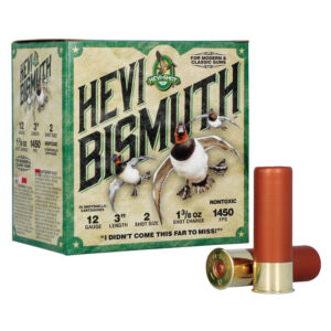 12 Gauge 3" 1 3/8oz 1450FPS Hevi Bismuth Shotgun Shells, Case of 250