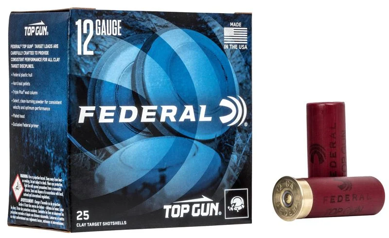 Federal Top Gun 12 gauge 2-3/4 inch 1-1/8 oz 1200 fps target shotshells