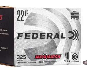 Federal Champion .22 LR 40 Grain Solid Ammo – 325 Rounds