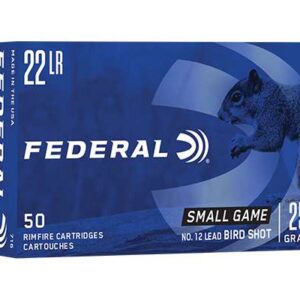 Federal Game-Shok .22 LR 25 Grain #12 Lead Birdshot – 50 Rounds