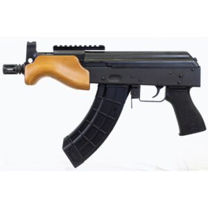 Century VSKA Micro Draco 7.62x39, 6" Threaded Barrel, Black, Hardwood Handguard, 30rd