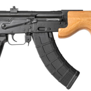 Century Micro Draco Kit 7.62x39mm, 6.25″ Barrel, Black Rec, Wood Handguard, Tan AWS Backpack, 30rd