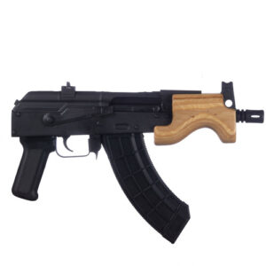 Century Micro Draco Lipsey’s Exclusive 7.62x39mm, 6.25″ Barrel, Black, Hardwood Handguard, AWS Backpack, 30rd