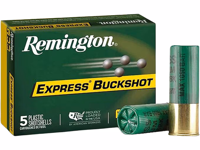 Remington Express 12 Gauge Buckshot Ammo 2-3/4 5 rounds